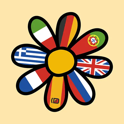 Language Flower app to learn spanish